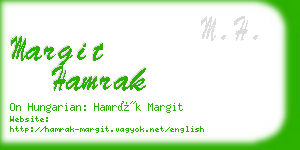 margit hamrak business card